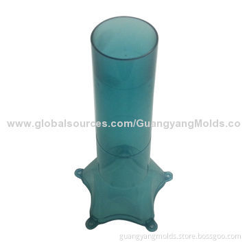 Transparent Plastic Part with High-precision Size, OEM/ODM Services Provided